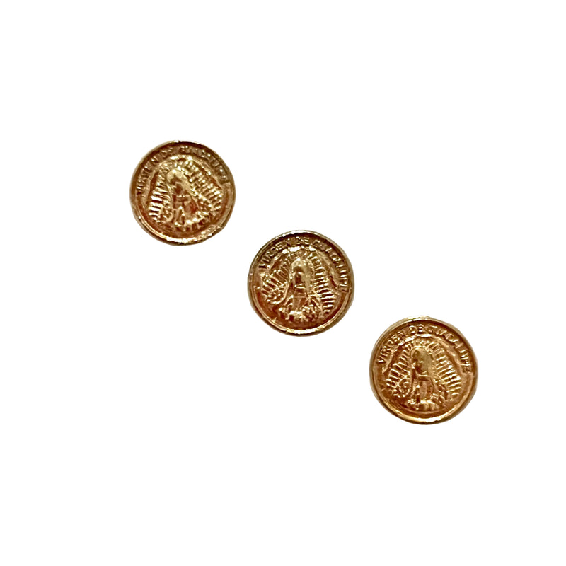 Dije Virgen de Guadalupe transversal metal