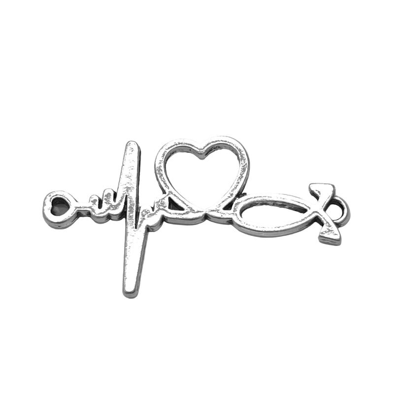 Dije Electro Corazón Ixoye metal