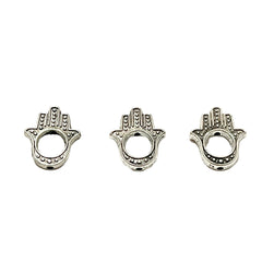 Dije Mano de Fátima Transversal metal