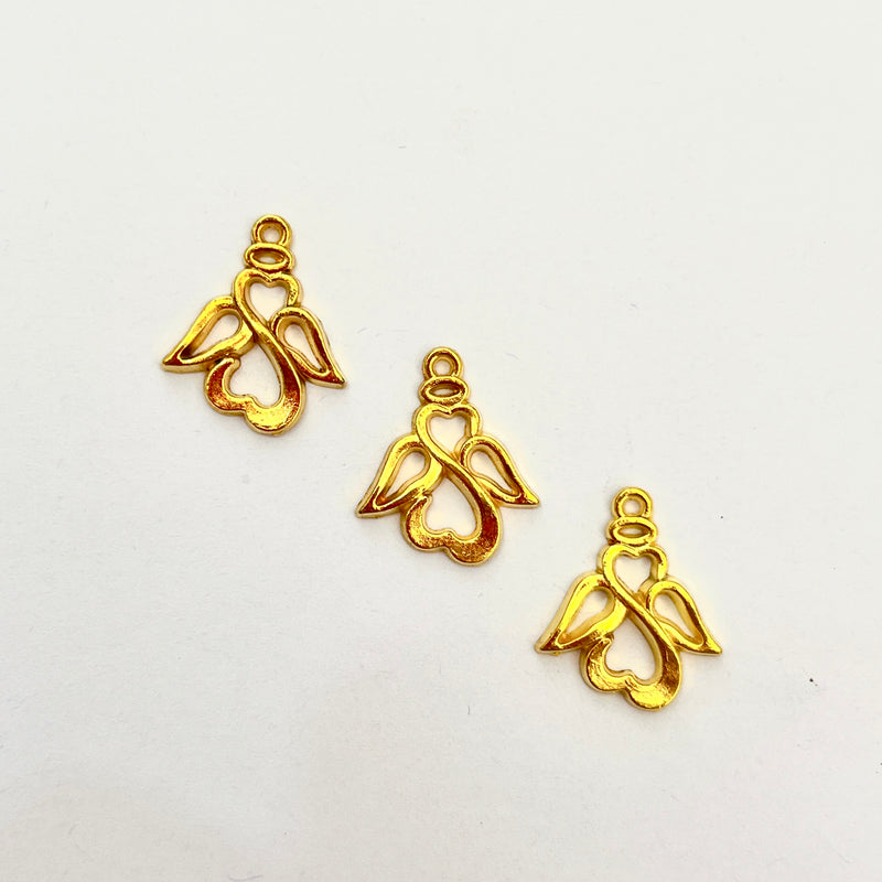 Dije Angel silueta metal