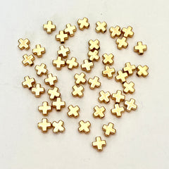 Dije Mini Cruz cuadrada transversal metal