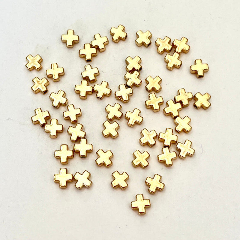 Dije Mini Cruz cuadrada transversal metal