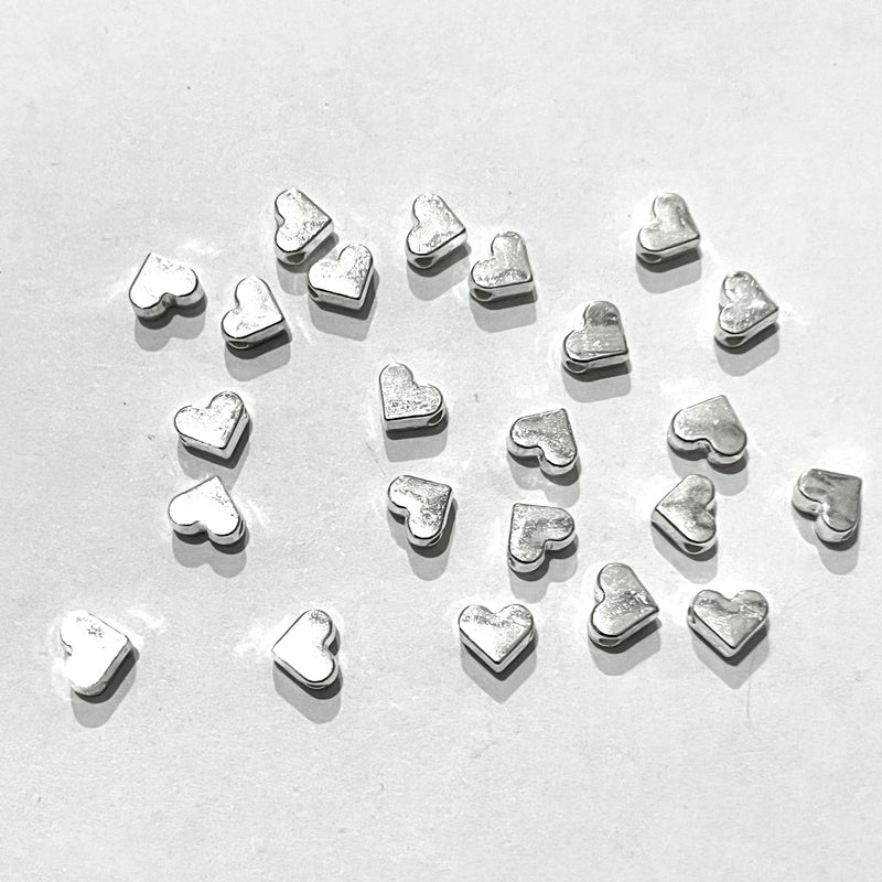 Dije Corazón Mini transversal metal