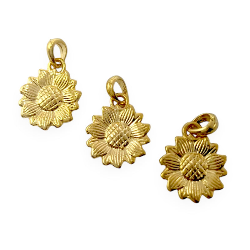 Dije Girasol 24k Dije - Accesorios Rubi