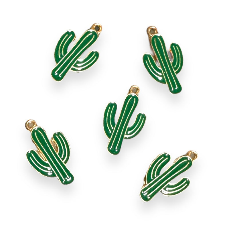 Dije Cactus Esmaltado
