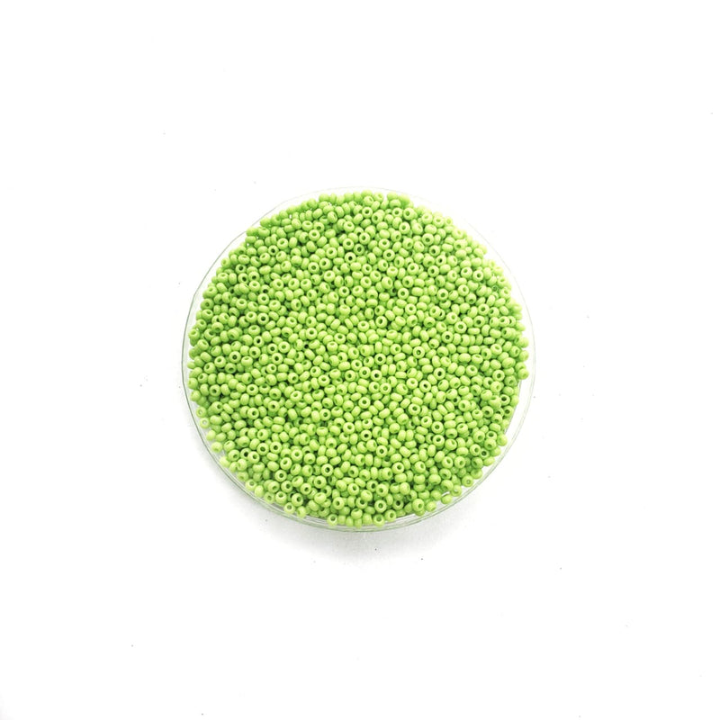 Micro Chaquira calibrada 13/0 Verde Pastel