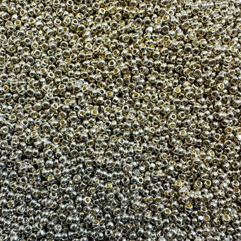 Micro Chaquira calibrada 13/0 Plata