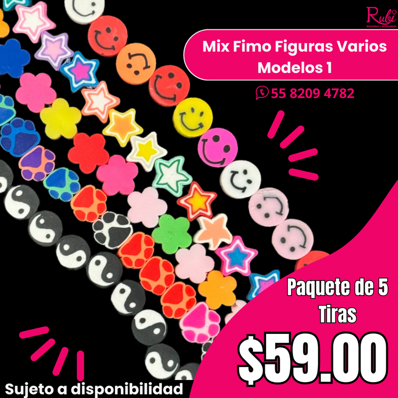 Mix Fimo Figuras Varios Modelos 1