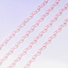 Cadena delgada de acrílico por tira