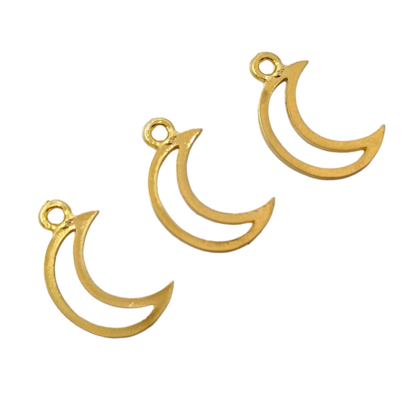 Dije Luna silueta 24k Dije - Accesorios Rubi