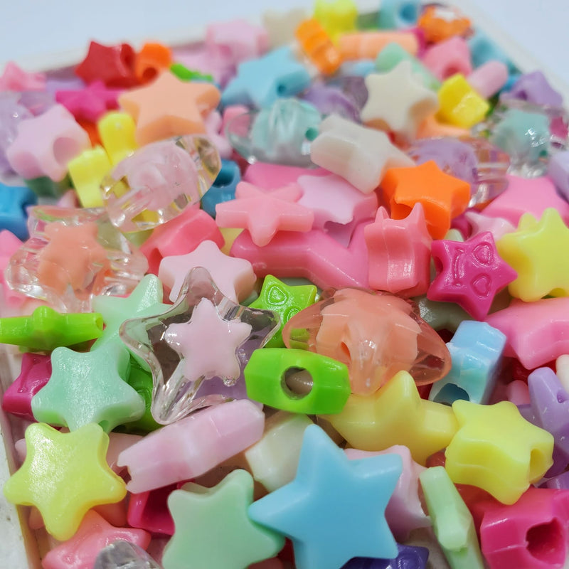 Mix Estrellas Pastel de Acrílico Dije - Accesorios Rubi