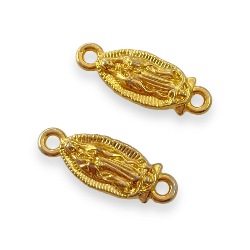 Dije Virgen de Guadalupe Doble Ojal 24K Dije - Accesorios Rubi