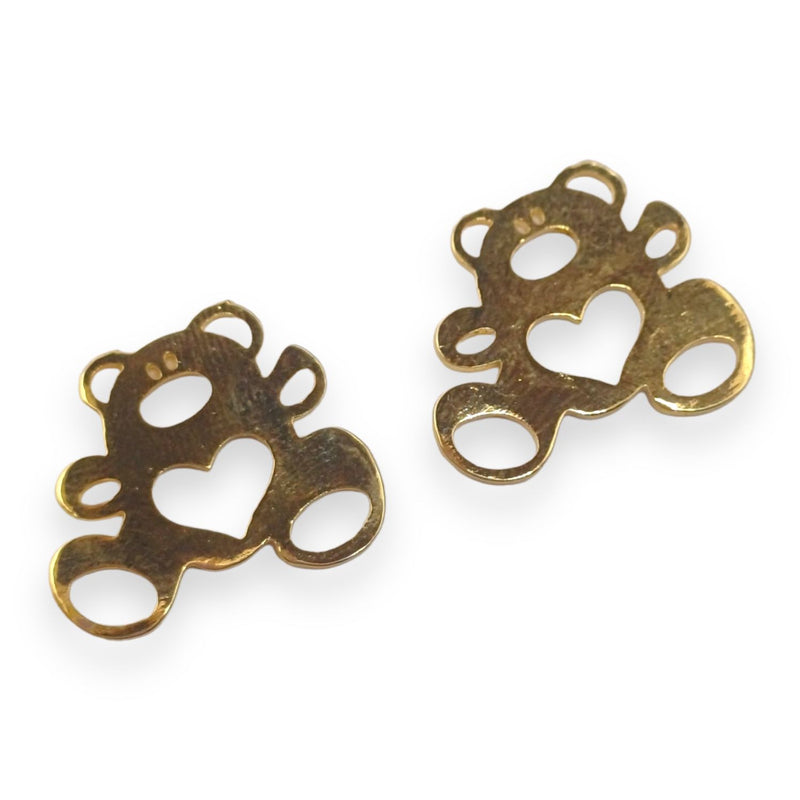 Dije Oso Plano 24K Dije - Accesorios Rubi