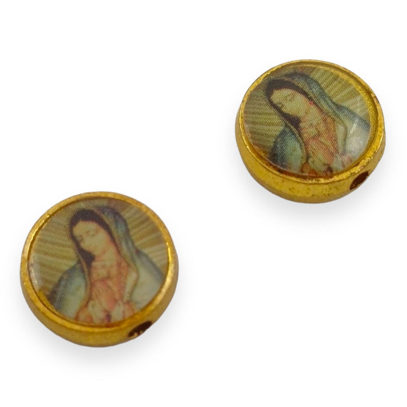 Dije Virgen de Gpe Metal Transversal