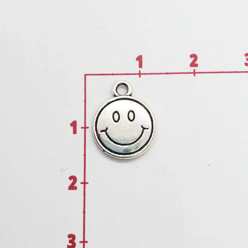Dije Carita Feliz Luneta Metal Dije - Accesorios Rubi
