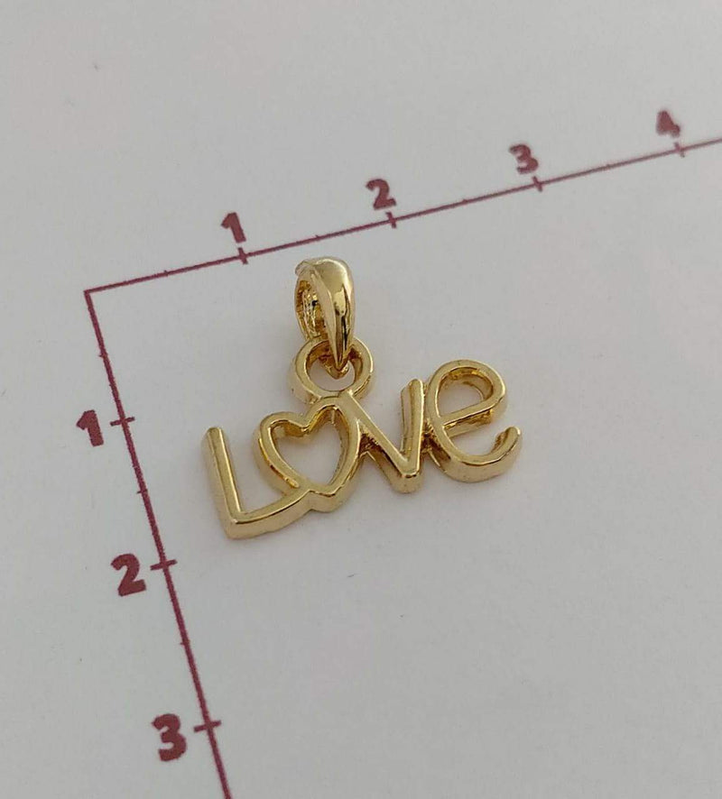 Dije de molde LOVE 24K Dije - Accesorios Rubi
