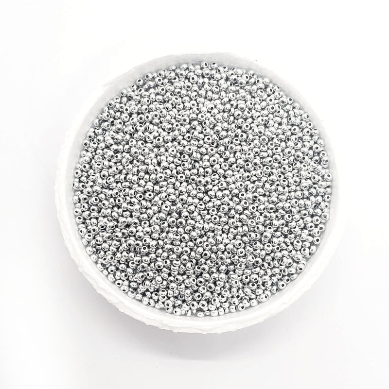 Chaquira calibrada 13/0 Plateado Chaquira calibrada - Accesorios Rubi