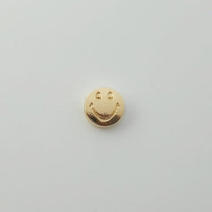 Dije Carita Feliz Transversal 24K Dije - Accesorios Rubi