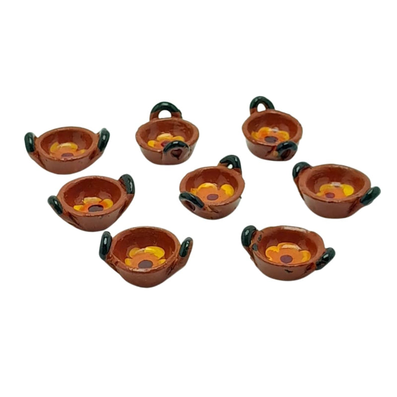 Dije Cazuela Mini de Barro acrilicos - Accesorios Rubi