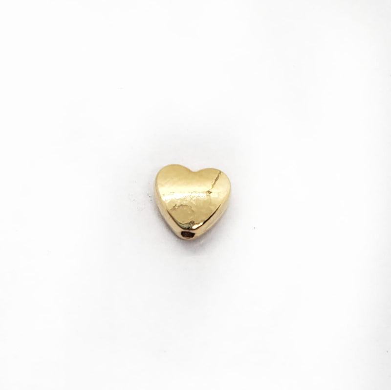 Dije Corazón Transversal Vertical 1 24k Dije - Accesorios Rubi