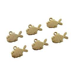 Dije Pecesito Un Ojal 24K Dije - Accesorios Rubi