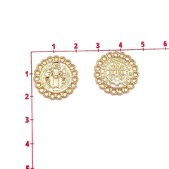 Dije San Benito para Bordar 24K Dije - Accesorios Rubi