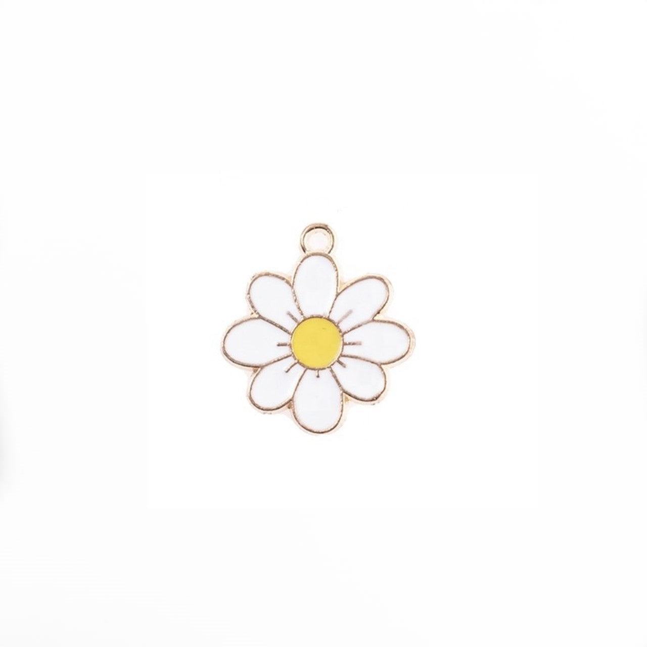 Dije Flor Esmaltada con Diseño Dije - Accesorios Rubi