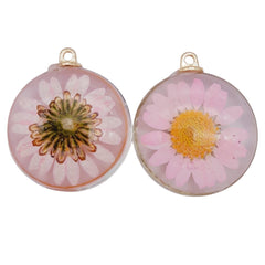Dije Magarita Encapsulada de Cristal acrilicos - Accesorios Rubi