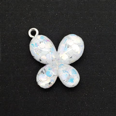 Dije Mariposa con Glitter Dije - Accesorios Rubi