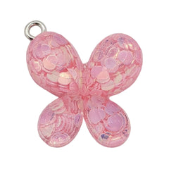 Dije Mariposa con Glitter Dije - Accesorios Rubi