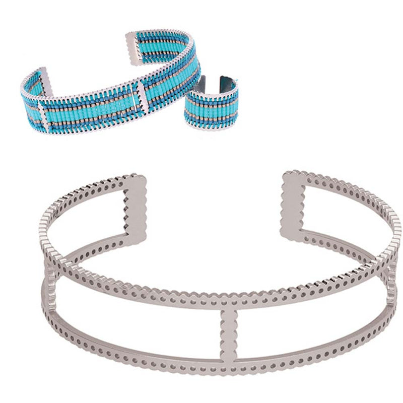 Base para Brazalete para Miyuki de Acero Inoxidable Complementos - Accesorios Rubi