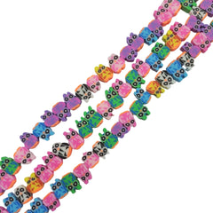 Fimo Búho Multicolor Fimo - Accesorios Rubi