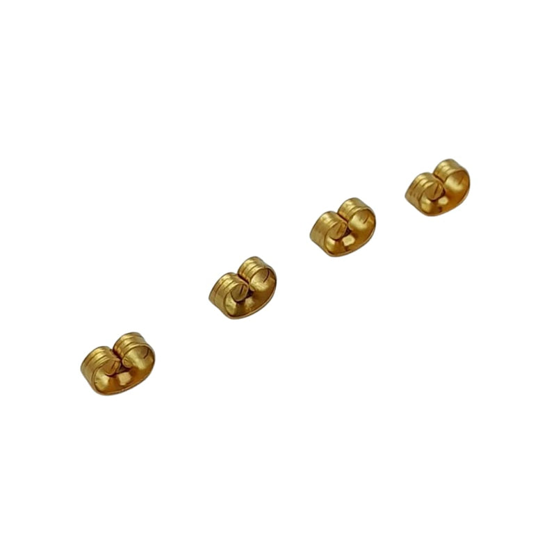 Mariposa para Aretes Dorada de Acero Inoxidable Acero inoxidable - Accesorios Rubi