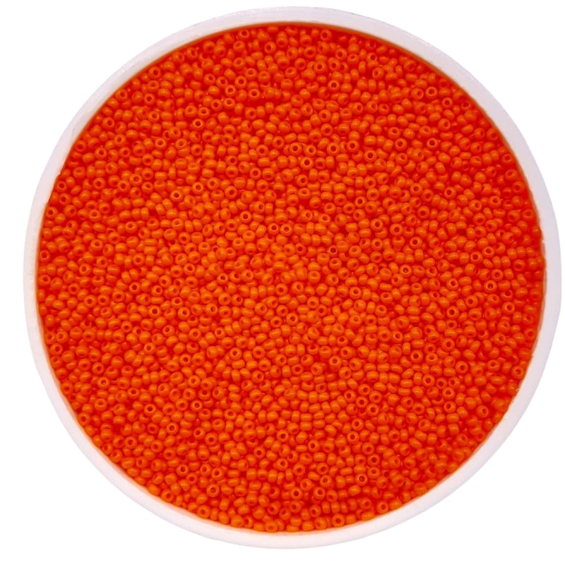 Micro Chaquira calibrada 13/0 Naranja Fosforescente Chaquira calibrada - Accesorios Rubi