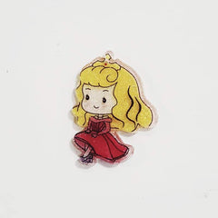 Dije Princesa de Acrílico - Accesorios Rubi