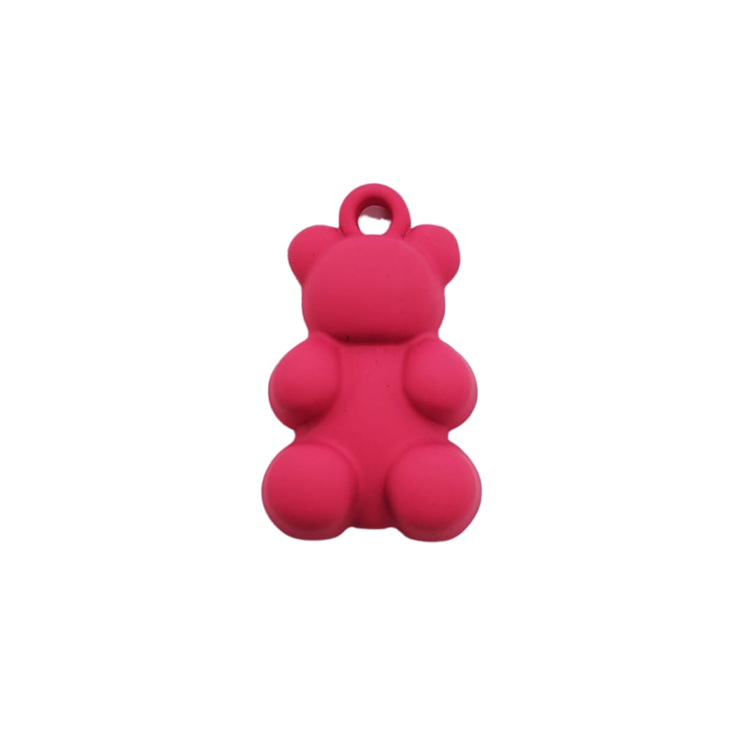 Dije Oso Esmaltado con Ojal Dije - Accesorios Rubi
